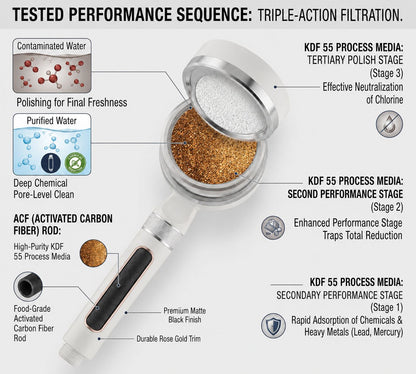 Sifaa | The Ultimate Filtered Shower Head for Hair & Skin Health
