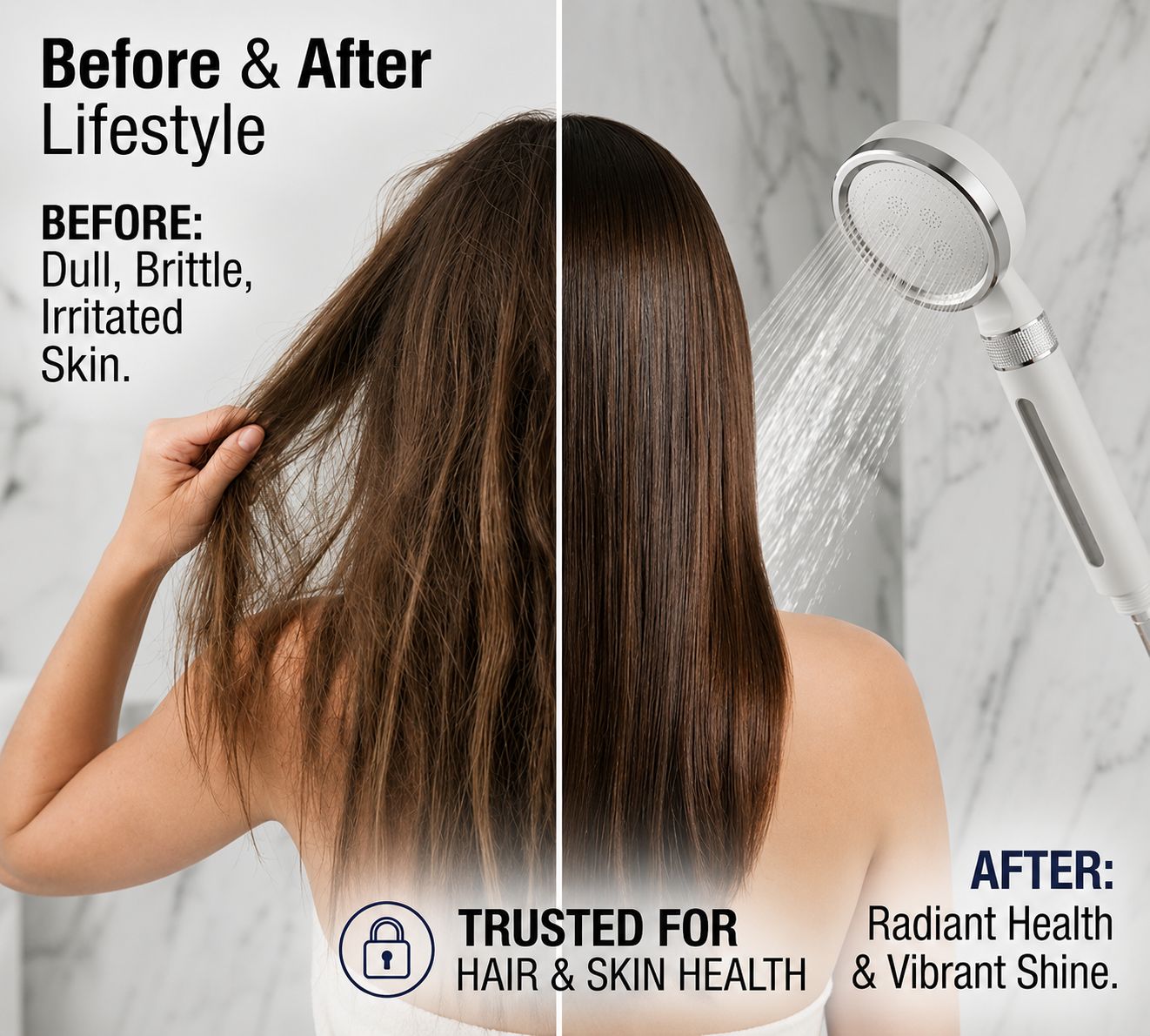 Sifaa | The Ultimate Filtered Shower Head for Hair & Skin Health